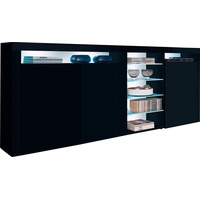 Borchardt Möbel Highboard »Santa Fe«, Breite 200 cm schwarz
