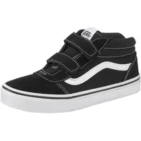 Vans Unisex Jungen Ward Mid V Sneaker, Veloursleder-Leinwand schwarz