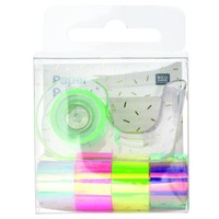 Rico Design Mini Mirror Tape Set, Regenbogen