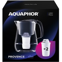 Aquaphor Wasserfilter Provence Schwarz inkl. 2 A5 Filter I