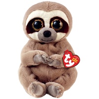 Ty Beanie Boos Baby Faultier Silas-15 cm, Braun, 2009300