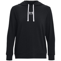 Under Armour Rival Terry Hoodie Damen 001 black/white L