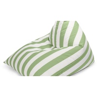 Sitting Point Sitzsack Calypso Santorin 300 l Grün Streifen-Muster
