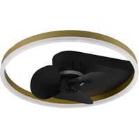 Trio Borgholm 50 cm LED Deckenventilator schwarz