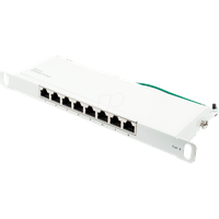 Good Connections Patch Panel 10" Cat. 6 8-Port 0,5