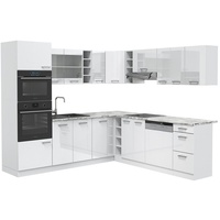 Vicco R-Line, Weiß Hochglanz/Weiß, 237 x 60 cm AP