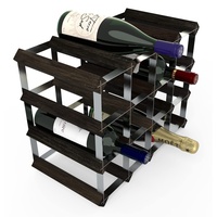 Biedrax RTA Weinregal aus Holz für 16 Flaschen