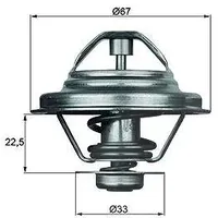 Mahle Thermostat, Kühlmittel TX 24 87D