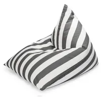 Sitting Point Sitzsack Calypso Santorin 300 l Anthrazit Streifen-Muster