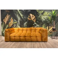 KAWOLA Sofa ROSARIO Velvet gold