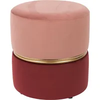 White Label Living Zuiver Hocker Bubbly Candy Stoff Rosa