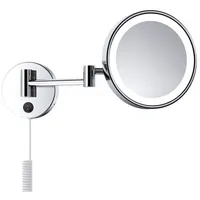 DEUSENFELD WLED500 - LED Kosmetikspiegel, 5x Vergrößerung, Ø20cm, Tageslicht