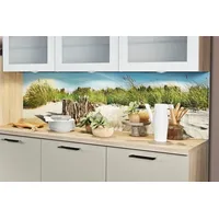 Express Küchen Küchenrückwand EXPRESS KÜCHEN "Strand", bunt, B:180cm H:55,9cm,