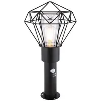 GLOBO Globo, Gartenbeleuchtung, Aussenleuchte Horace schwarz 1x E27 LED
