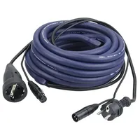 DAP AUDIO DAP FP05 Schuko/XLR M Schuko/XLR F, 15m