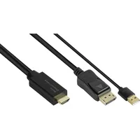 Good Connections Adapterkabel HDMI 2.0b St an DisplayPort 1.2