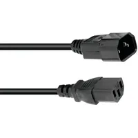 Omnitronic Kaltgeräte Verlängerung 3x1,0 5m sw