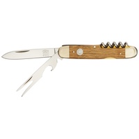 Franz gã1⁄4de GÜDE Solingen - Taschenmesser mit Gabel geschmiedet,