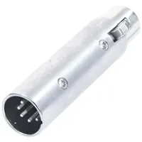 Omnitronic Adapter 3pol XLR(F)/5pol XLR(M), Audio Adapter