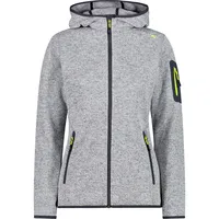 CMP 3h19826 Kapuzenfleece - Grey / Lemon - S