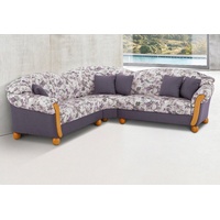 Home Affaire Ecksofa »Milano, L-Form«, gleichschenklig lila