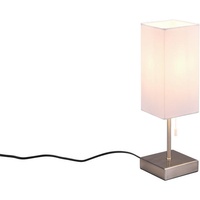 Trio Reality Leuchten Tischleuchte Ole weiß 35 x 10