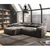 DeLife Ecksofa Sirpio XL 270x170 cm Mikrofaser Khakibraun Recamiere