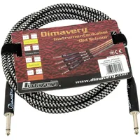 Dimavery Instrumenten-Kabel, 3m, sw/sil