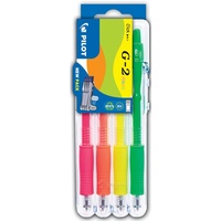 Pilot Pen PILOT Gelschreiber G2 07 Neon Set2Go, 4er