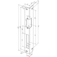 ASSA ABLOY Winkelschließbl.IW 324 R-10 EST VA rd.DIN L