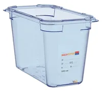 Araven GP581 GN1/3 Lebensmittelbehälter, Blau, 200mm