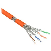 Good Connections 25m Verlegekabel Cat.7 Simplex S/FTP, PiMF orange