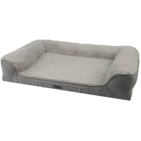 Nobby Orthopädisches Hundesofa Calbu eckig grau