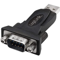 Logilink USB 2.0 Stecker A - 1x RS232-Stecker] Schwarz