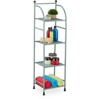 Relaxdays Standregal, Stahl, HxBxT: 115 x 33 x 28