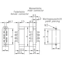 Telegärtner Federleiste 1St.