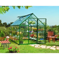 CANOPIA Hybrid Alu grün Polycarbonat 0,7 mm/Dach 4 mm