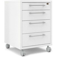 VCM ebuy24 Kommode B 4 Schubladen. Weiss.