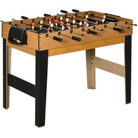 Homcom Multigame Spieltisch mit Mini-Fußbälle bunt 107L x 61B