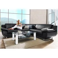TRENDMANUFAKTUR Ecksofa »Rondo wahlweise mit Schlaffunktion, 267x247 cm (BxT),