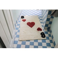 Tom Tailor Badematte Bings Heart Rot 60 x 100