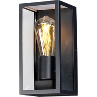 ECO-Light Außenwandleuchte Karo Alu, Eisen, Stahl & Metall Schwarz
