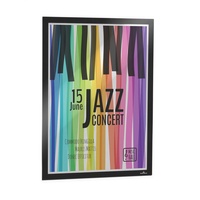Durable Info-Rahmen Duraframe Poster A2, schwarz