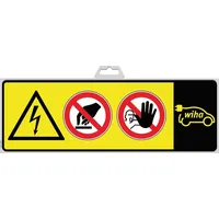 Wiha Hinweisschild für Elektro- und Hybridfahrzeuge 1/4" Außensechskant (44357)