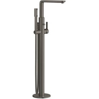 Grohe Lineare Einhand-Wannenbatterie Bodenmontage hard graphite gebürstet