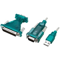 Logilink UA0042B - USB 2.0 Stecker A 1x D-SUB-Stecker