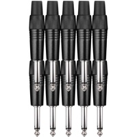 Pronomic JPLUG Black Klinkenstecker - 10er Pack