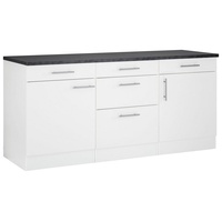 OPTIFIT Unterschrank »Mini«, Breite 180 cm mit Metallgriffen, weiß,