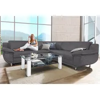 TRENDMANUFAKTUR Ecksofa »Rondo wahlweise mit Schlaffunktion, 267x247 cm (BxT),