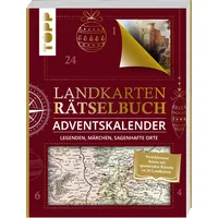 Frechverlag Landkarten Rätselbuch Adventskalender. Legenden, Märchen, sagenhafte Orte
